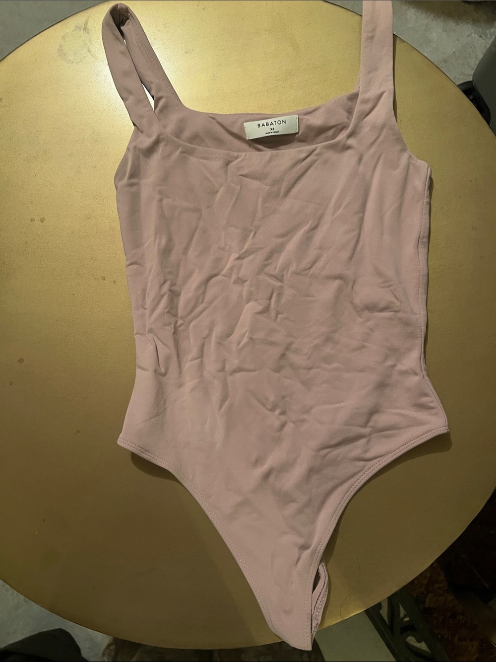 Babaton Dusty Rose Bodysuit Tank